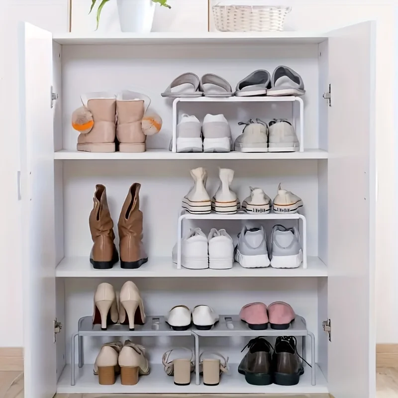 Adjustable Plastic Shoe Rack M - огляд і ціна Sneaker Care White